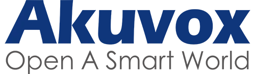 Logo ufficiale Akuvox, partner Deblo Technology
