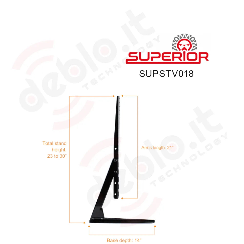 Supporto da tavolo Superior 23-70" extra slim